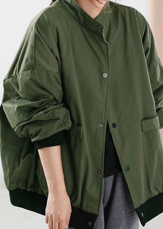 Drune | Grüner Knopf Warm Fleece Mäntel Winter