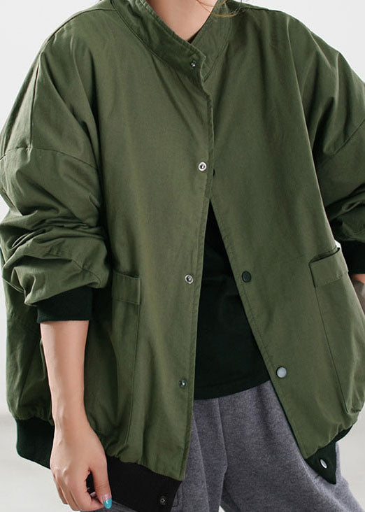 Drune | Grüner Knopf Warm Fleece Mäntel Winter