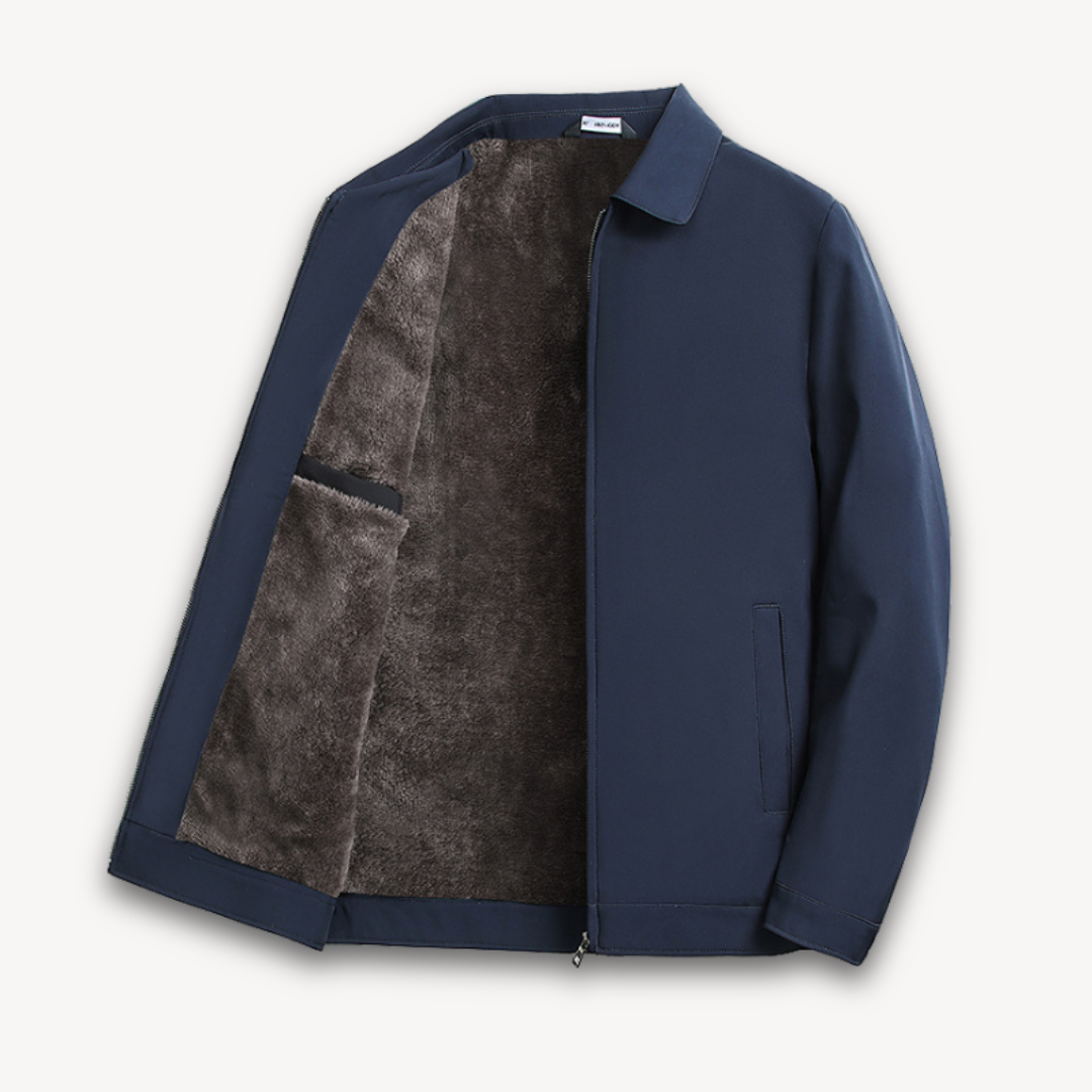Drune | Herren-Winterjacke aus Wollmischung - Pelzgefütterte, warme Oberbekleidung