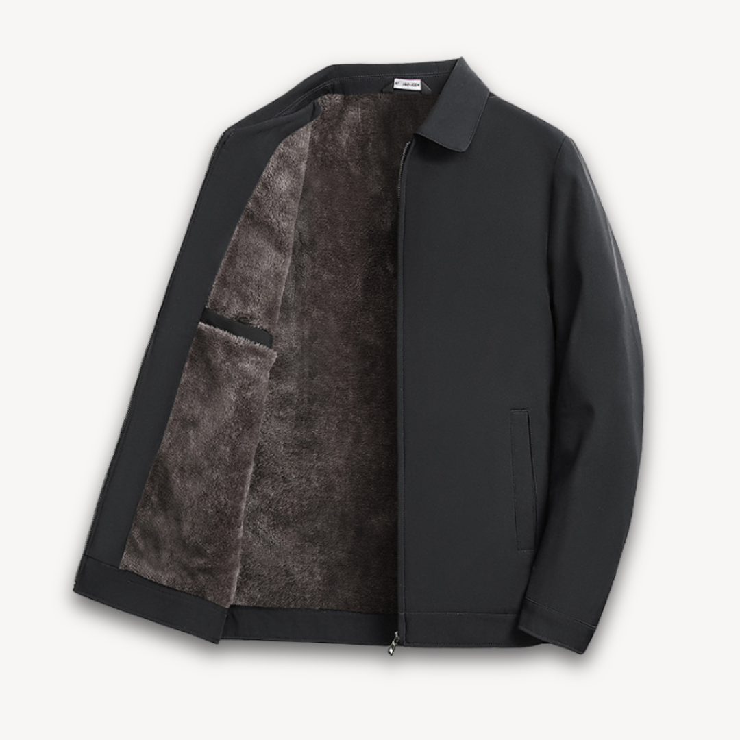 Drune | Herren-Winterjacke aus Wollmischung - Pelzgefütterte, warme Oberbekleidung