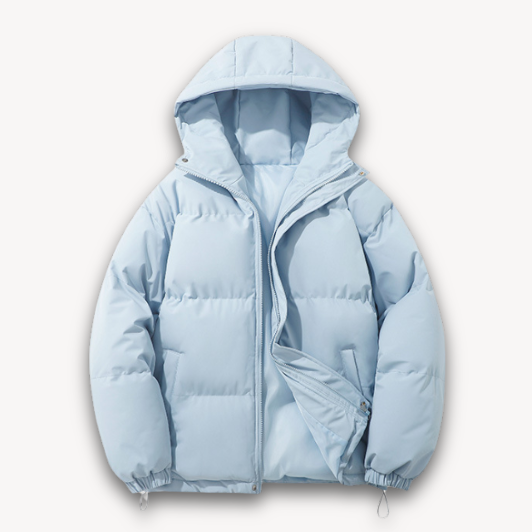 Drune | Pufferjacke mit Kapuze für Herren - Warme Winteroberbekleidung für Erwachsene - Leichtes Polyester