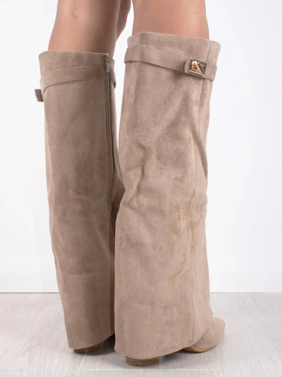 Drune | Stylische Damenkniehohe Stiefel - Elegant, Modern und Bequem