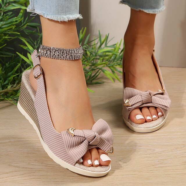 Drune | Orthopädische Sandalen Mit Keilabsatz Stil