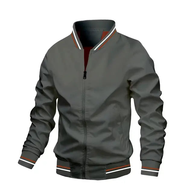 Drune | Streifen Bomberjacke