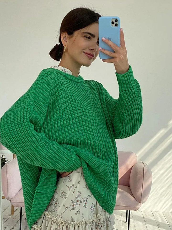 Drune | Oversize Grobgestrickter Pullover für Damen