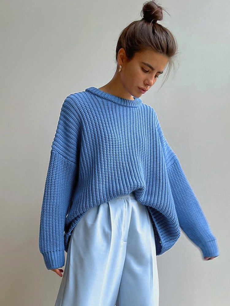 Drune | Oversize Grobgestrickter Pullover für Damen