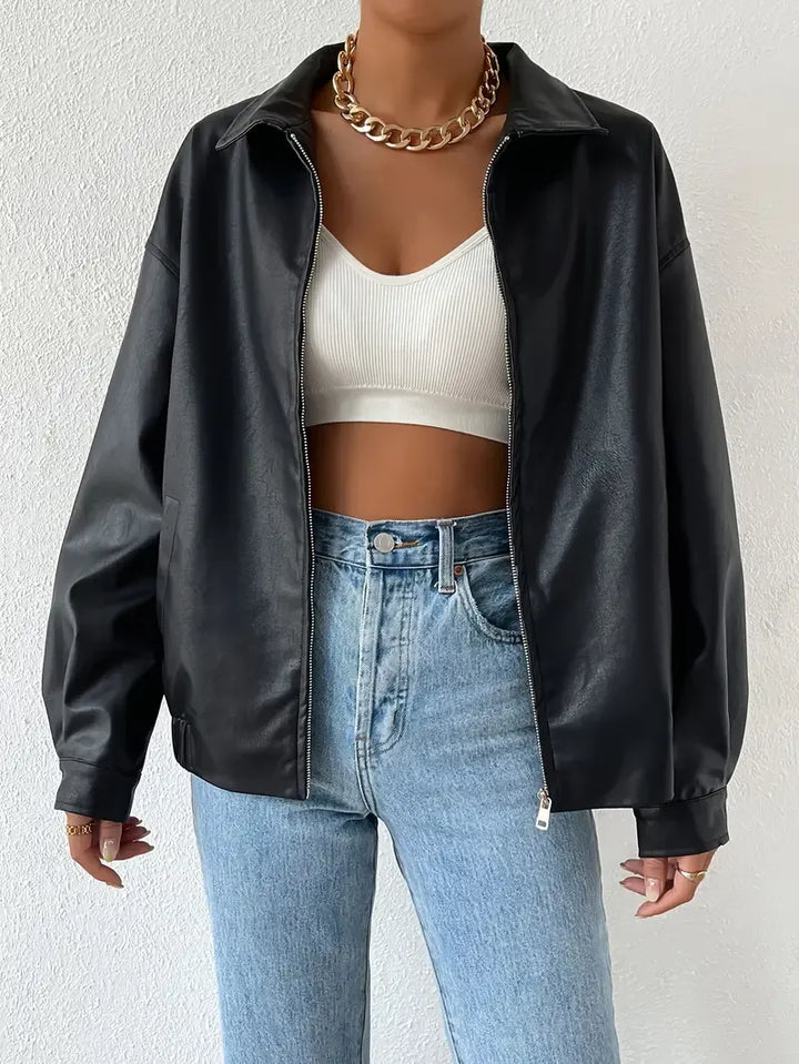 Drune | Damen Oversized Zip-Up Jacke