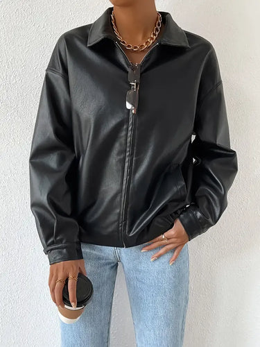 Drune | Damen Oversized Zip-Up Jacke