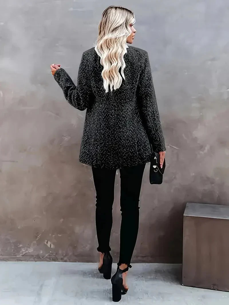 Drune | Damen Lang Offene Front Freizeitmantel