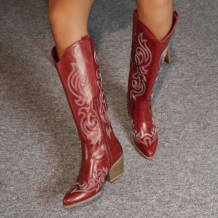 Drune | Bequeme Cowboy Damen Stiefel