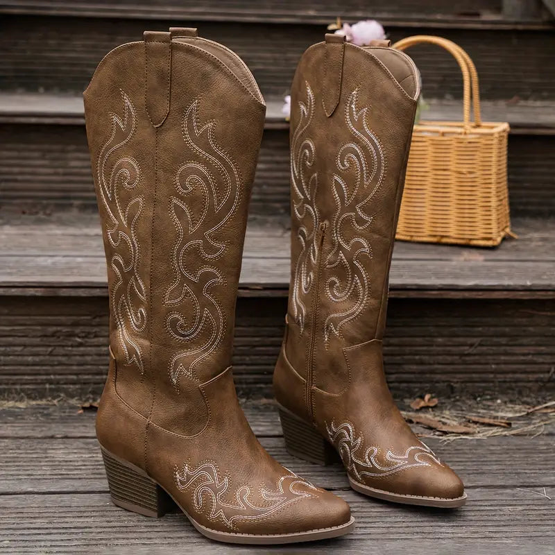 Drune | Bequeme Cowboy Damen Stiefel
