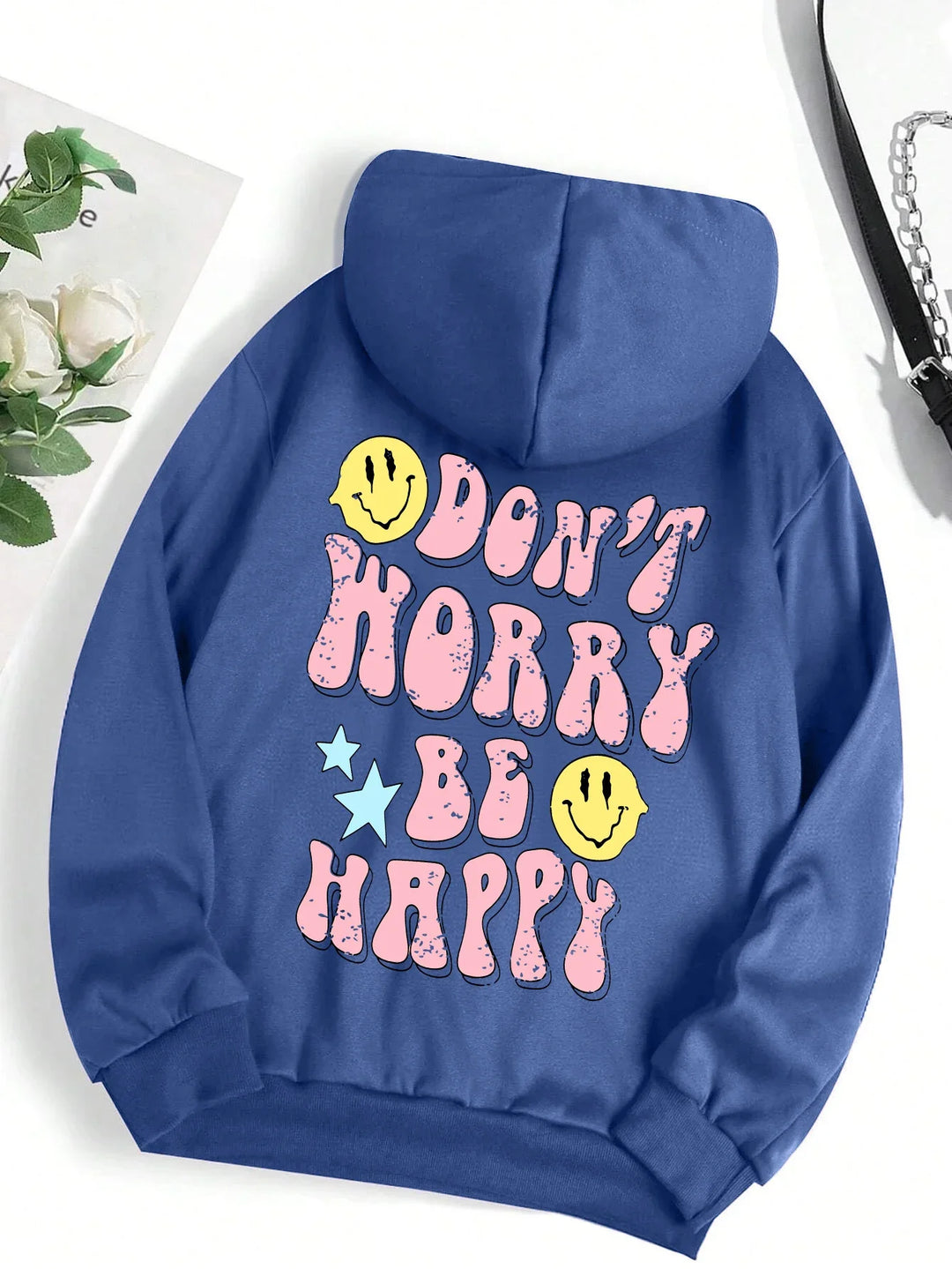 Drune | Worry Be Happy Hoodie für Damen