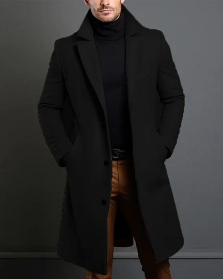 Drune | Trenchcoat Mit Luxuriösem Finish Für Herren