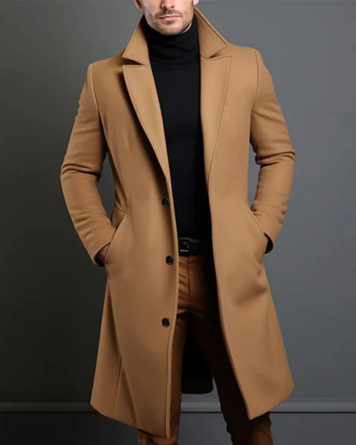 Drune | Trenchcoat Mit Luxuriösem Finish Für Herren