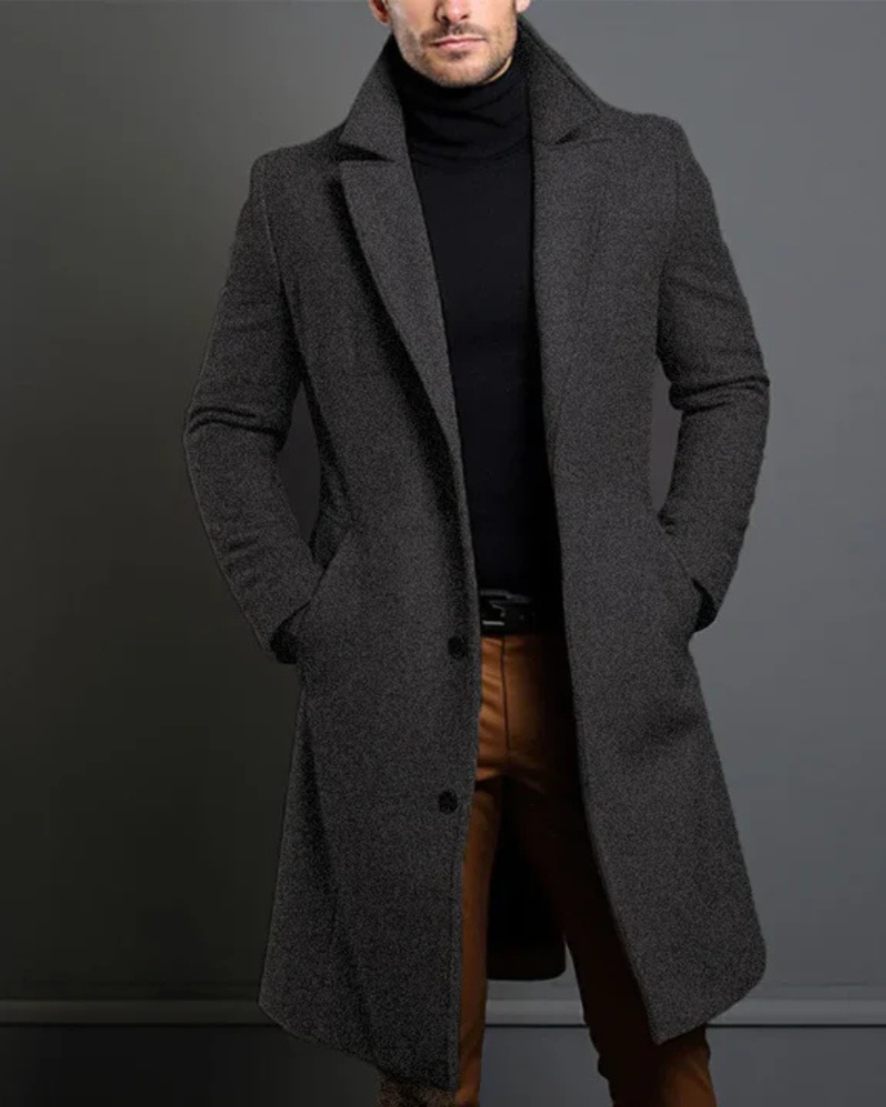 Drune | Trenchcoat Mit Luxuriösem Finish Für Herren