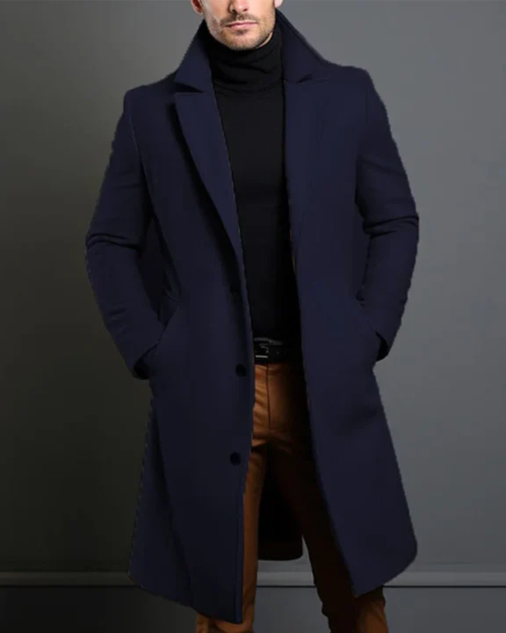Drune | Trenchcoat Mit Luxuriösem Finish Für Herren