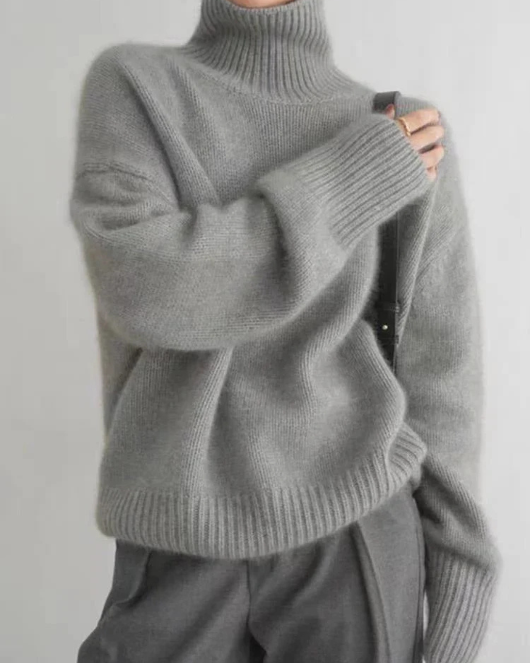 Drune | Luxuriöser Kaschmir Rollkragenpullover für Damen