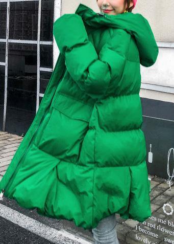 Drune | Plus-Size Schneejacken mit Kapuze grüne Winter Damen Parka