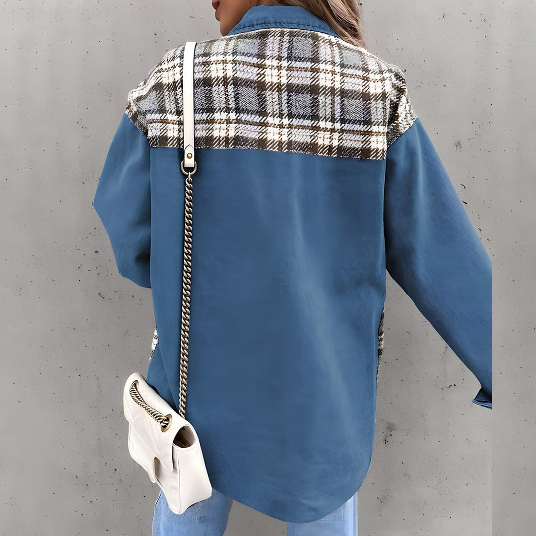 Drune | Karierte Jacke für Damen