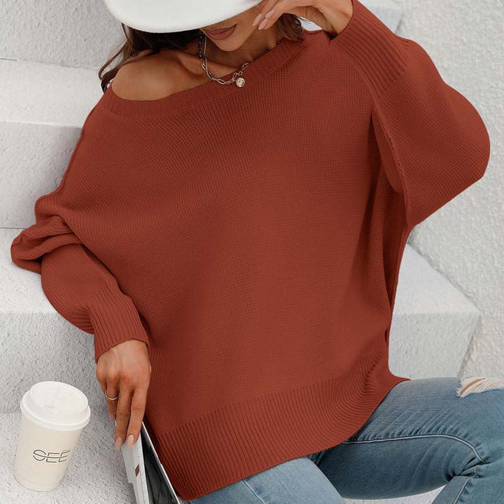 Drune | Eleganter Pullover mit Einfarbigem Strickmuster