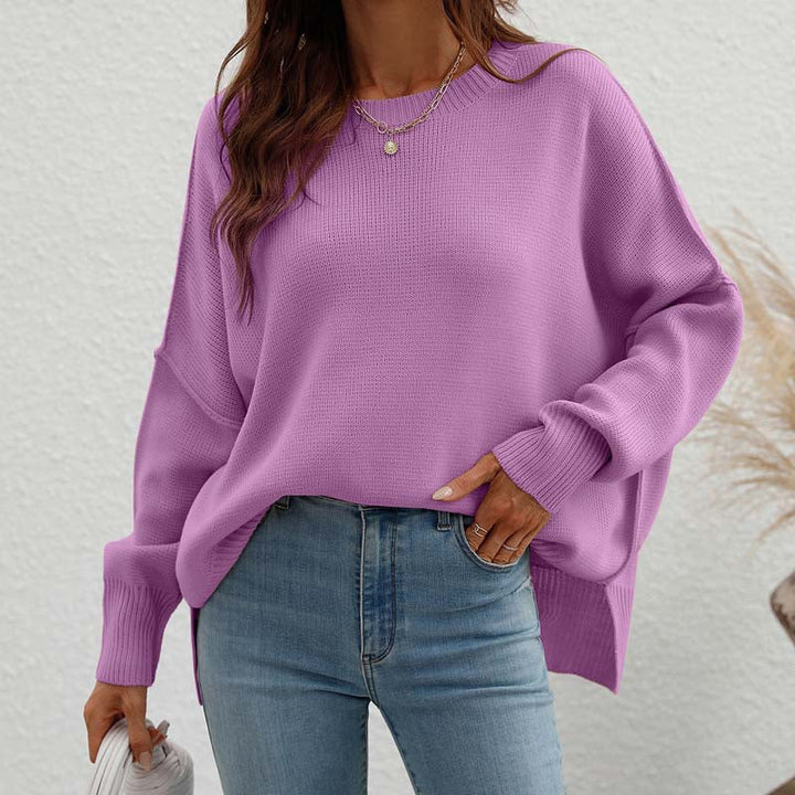Drune | Eleganter Pullover mit Einfarbigem Strickmuster