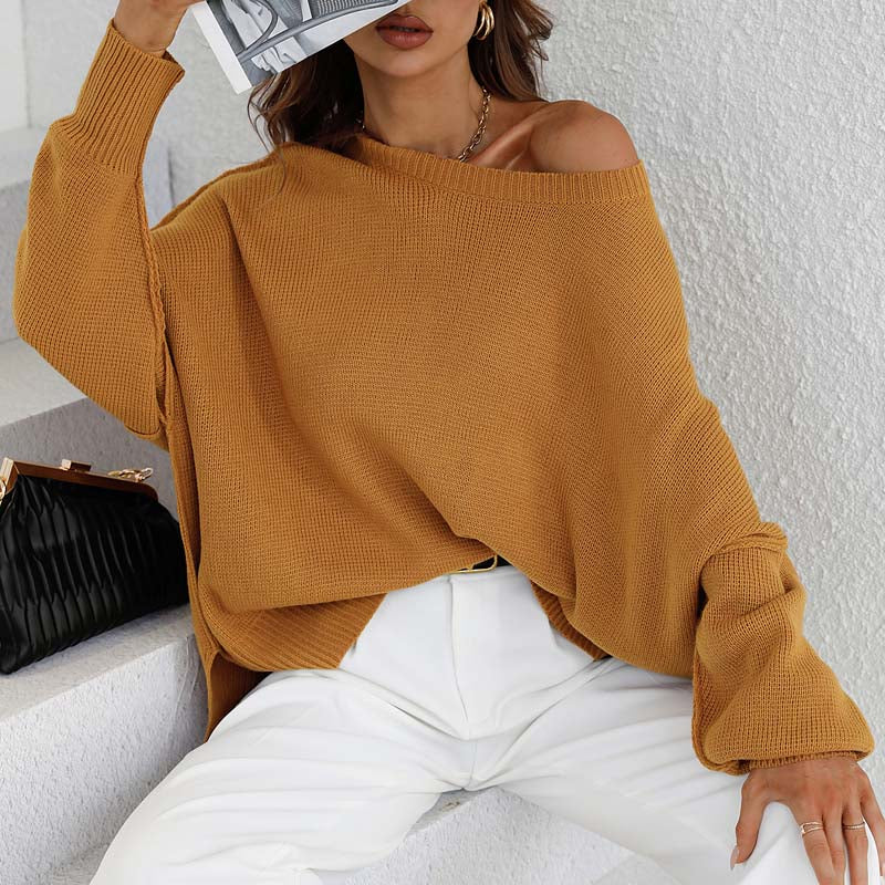 Drune | Eleganter Pullover mit Einfarbigem Strickmuster