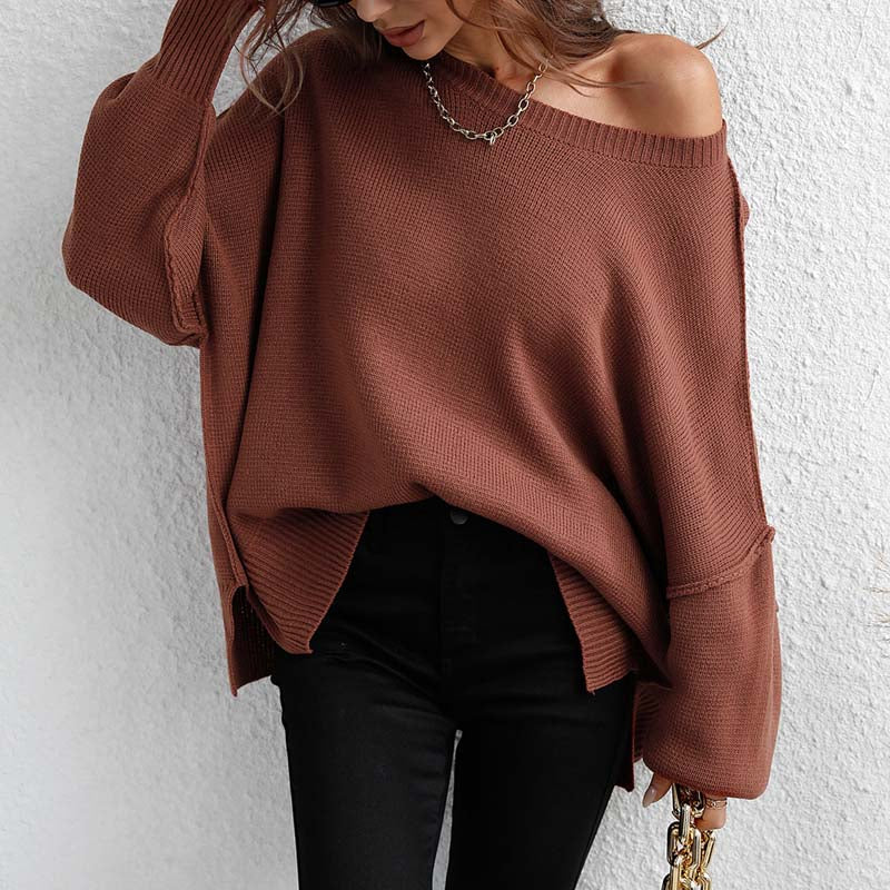 Drune | Eleganter Pullover mit Einfarbigem Strickmuster
