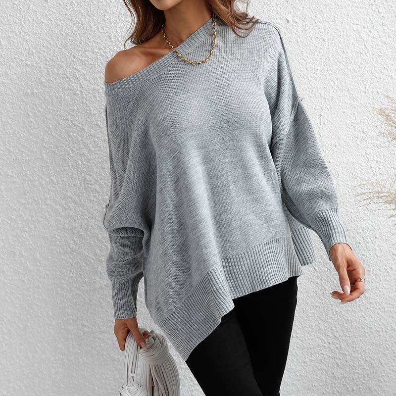 Drune | Eleganter Pullover mit Einfarbigem Strickmuster