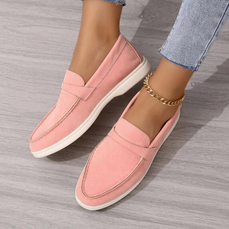 Drune | on Loafers - Wildleder Damen Slipper