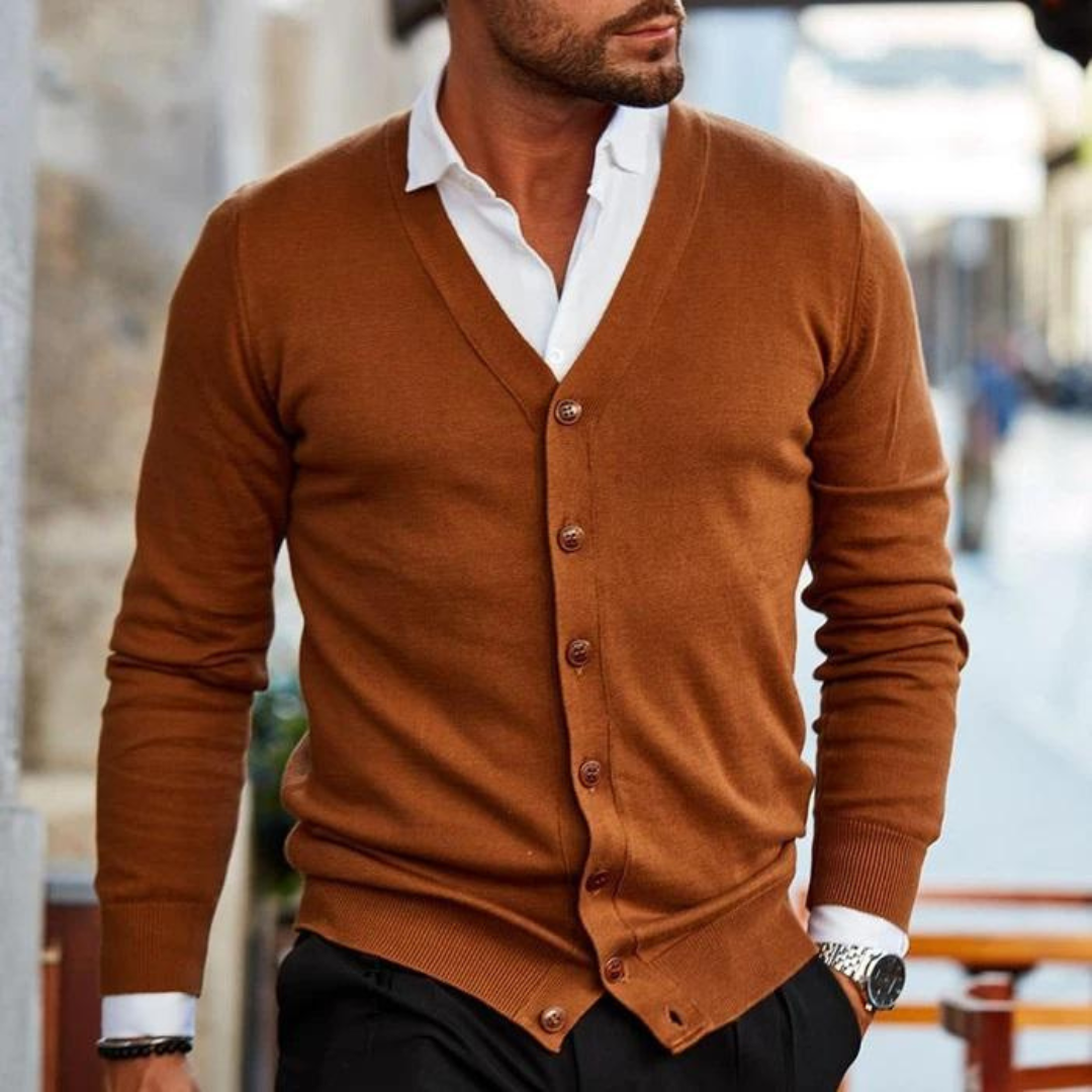 Drune | Strickcardigan aus Baumwolle - Elegant & Klassisch