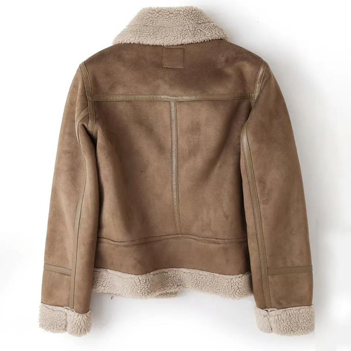 Drune | Bikerjacke mit Teddyfutter Polyesterfutter Perfekt Für Den Winter