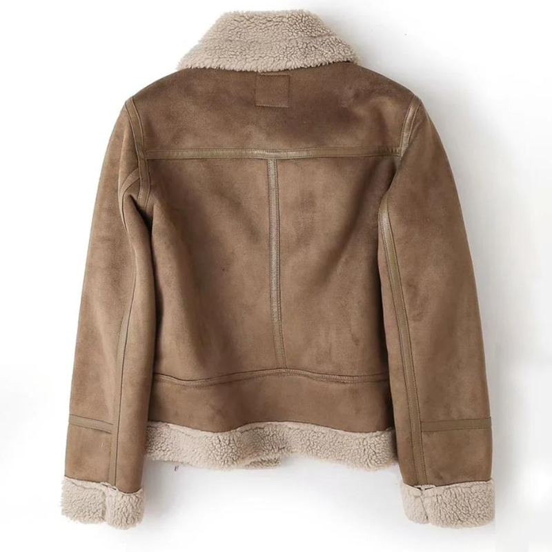 Drune | Sherpa-Futter Lederjacke für Männer