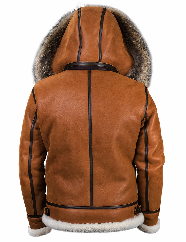 Drune | Leder Winterjacke