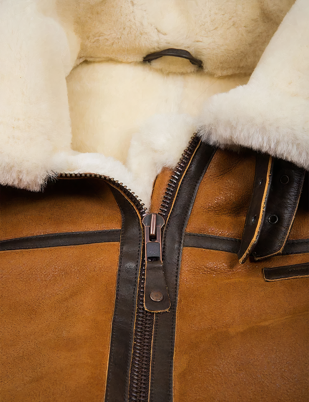 Drune | Leder Winterjacke