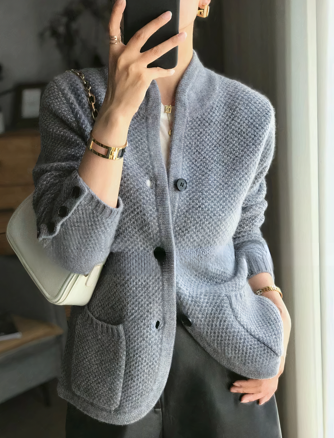 Drune | Strickjacke Aus 100% Wolle