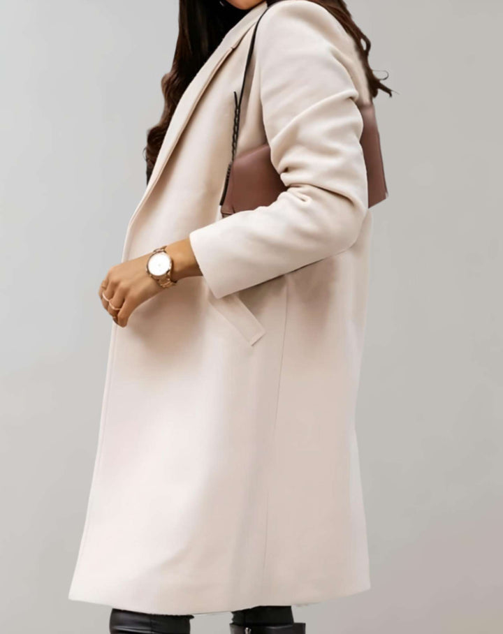 Drune | Eleganter Trenchcoat mit einfachem Knopfverschluss und Taschen