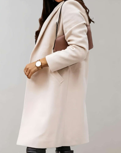 Drune | Eleganter Trenchcoat mit einfachem Knopfverschluss und Taschen