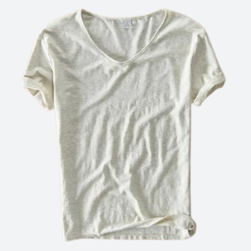 Drune | Sommer Baumwolle Leinen T-Shirt
