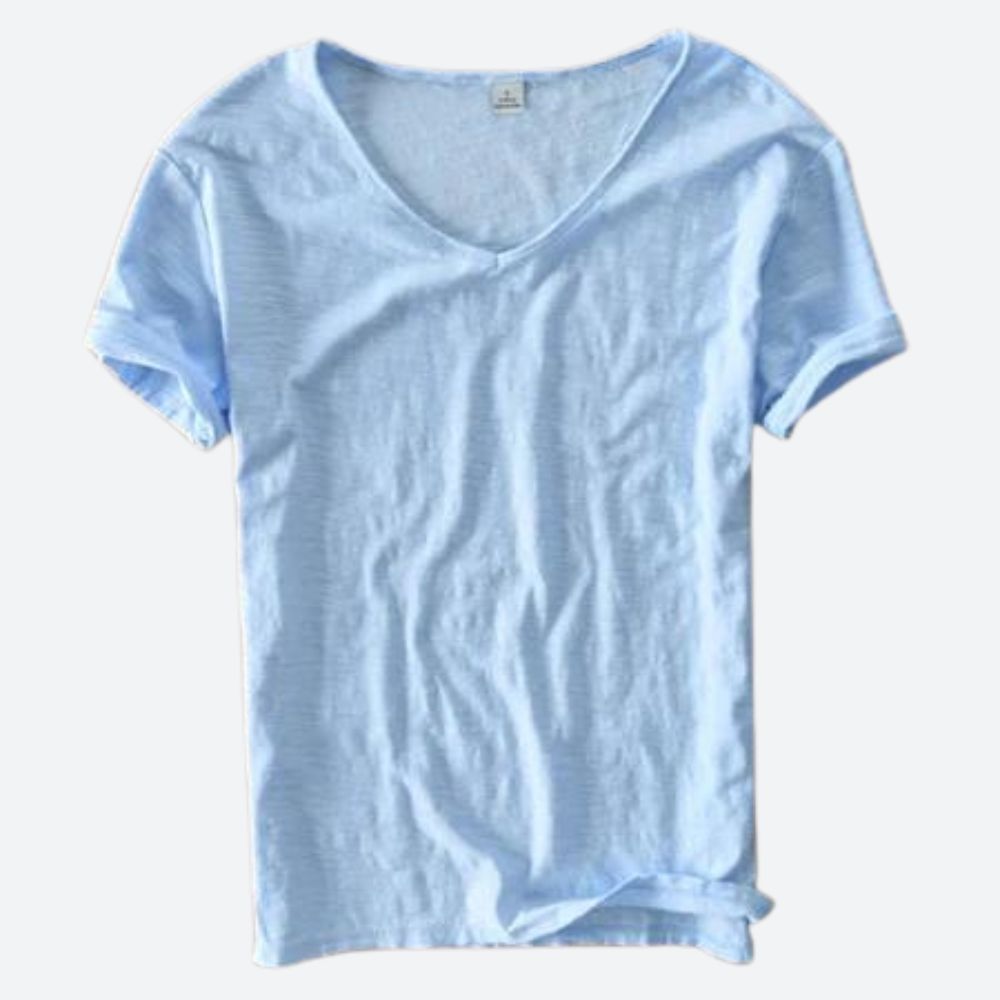 Drune | Sommer Baumwolle Leinen T-Shirt