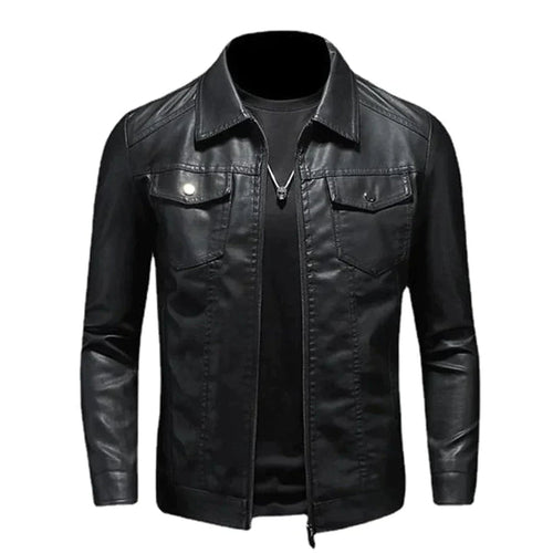 Drune | Elegante schwarze Herrenjacke für den Winter