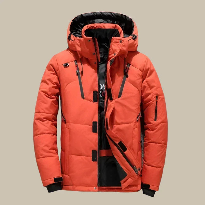 Drune | Wasserdichte Herren-Winterjacke mit Kapuze