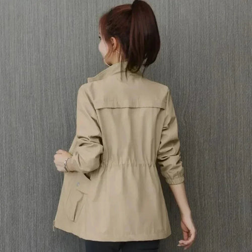 Drune | Eleganz Winter-Trenchcoat beige für Damen Emma