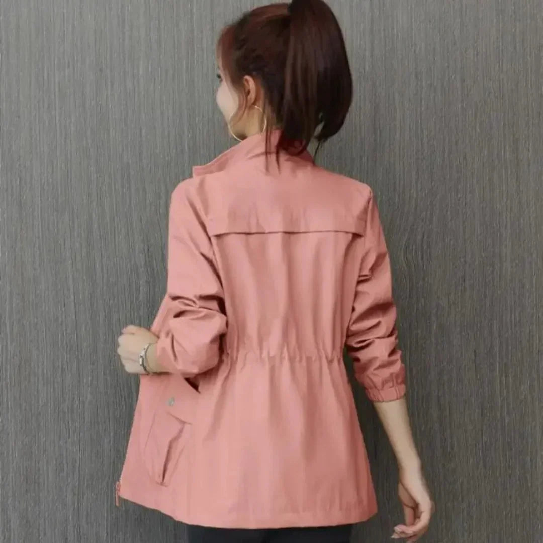 Drune | Eleganz Winter-Trenchcoat beige für Damen Emma