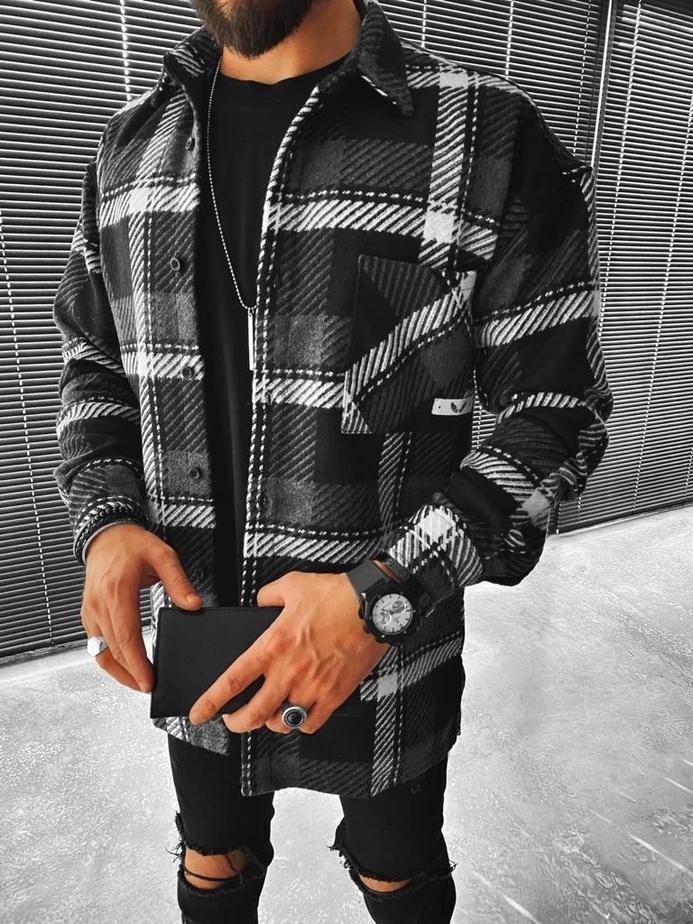 Drune | Polarfleece Schwarz Jacke – Finn