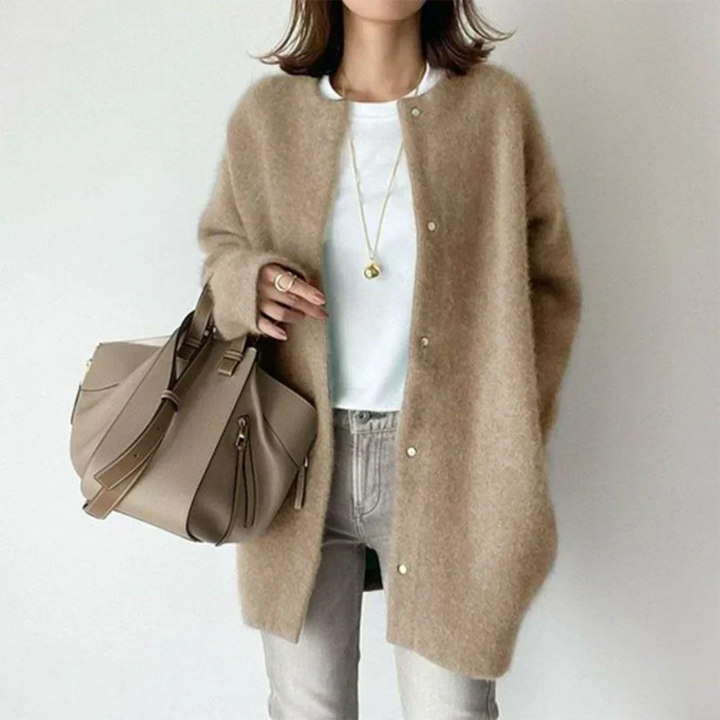 Drune | Lässige Strickjacke mit langen Ärmeln