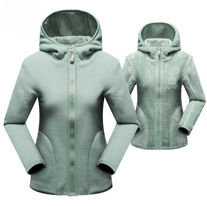 Drune | Weiche Jacke mit Kapuze und Reißverschluss