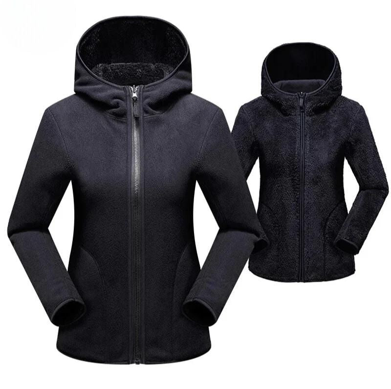 Drune | Weiche Jacke mit Kapuze und Reißverschluss