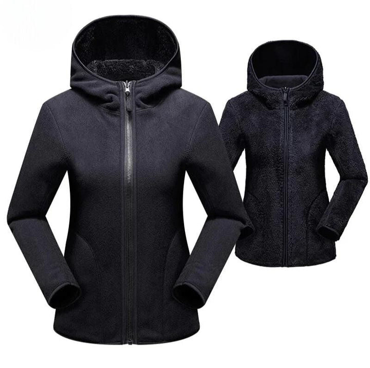 Drune | Weiche Jacke mit Kapuze und Reißverschluss