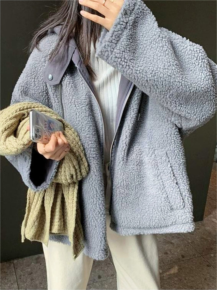 Drune | Übergroßer Fleece Parka für Frauen