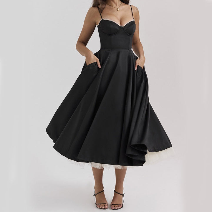Drune | Elegante Partykleid Ohne Ärmel für Damen